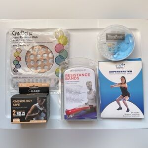 Physical Therapy & Exercise Bundle—TheraBand, TheraPutty, CanDo, Kinesio Tape